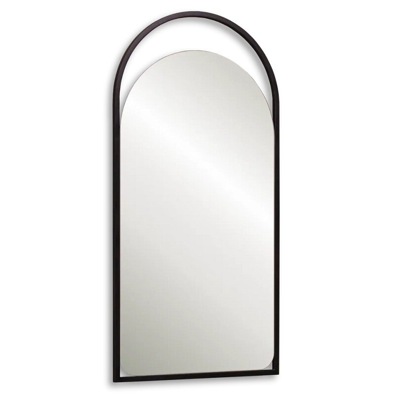 Изображение товара Зеркало Silver Mirrors Hanna LED-00003065, 50 x 100 см, металлическая рама, цвет черный
