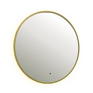 Изображение товара Зеркало Silver Mirrors Roland LED-00003060, 80 см, LED-подсветка, бесконтактный сенсор, TX-модуль, металлическая рама, цвет золото