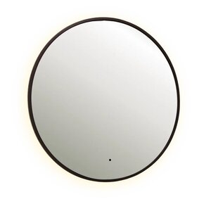 Изображение товара Зеркало Silver Mirrors LED с подсветкой 80 см бесконтактный сенсор черная рама