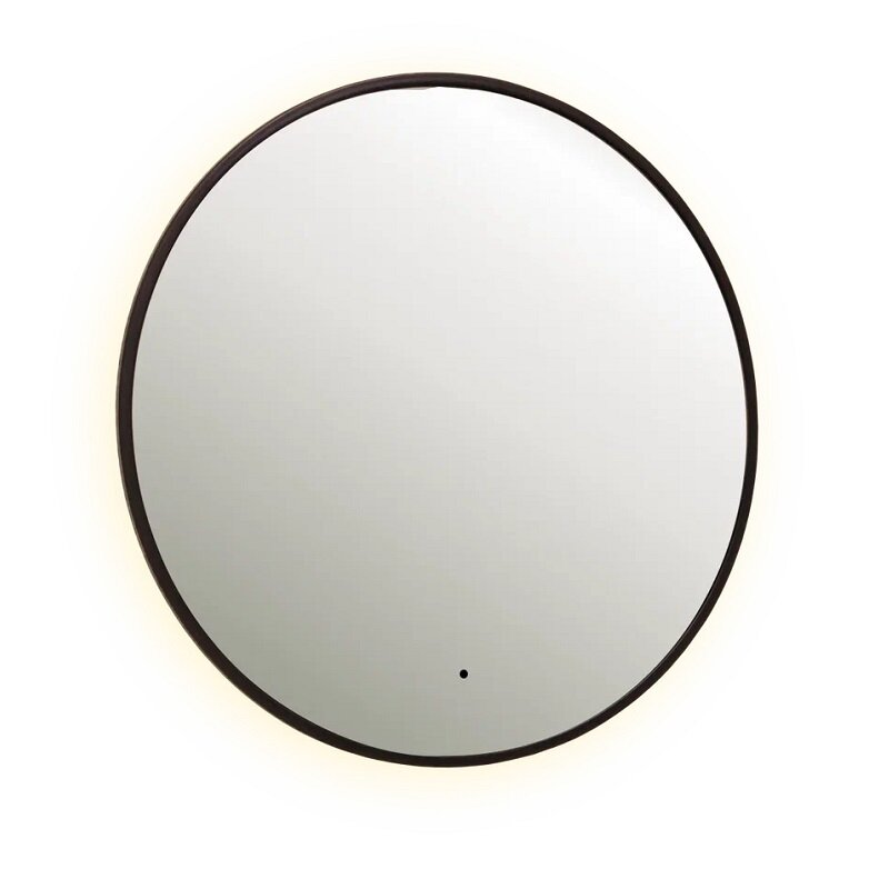 Изображение товара Зеркало с LED-подсветкой Silver Mirrors Roland 80x80 см, сенсор, черный металлик Изображение товара Зеркало с LED-подсветкой Silver Mirrors Roland 80x80 см, сенсор, черный металлик