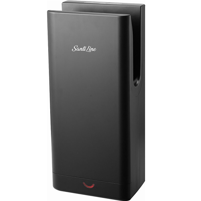 Изображение товара Сушилка для рук SantiLine SL-8003 высокоскоростная черный матовый Изображение товара Сушилка для рук SantiLine SL-8003 высокоскоростная черный матовый