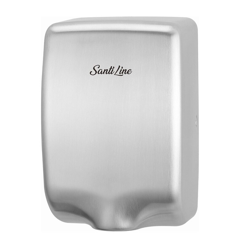 Изображение товара Высокоскоростная сушилка для рук SantiLine SL-8005 из нержавеющей стали с фильтром
