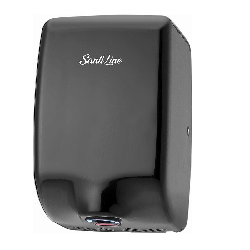 Изображение товара Высокоскоростная сушилка для рук SantiLine SL-8006 черный матовый