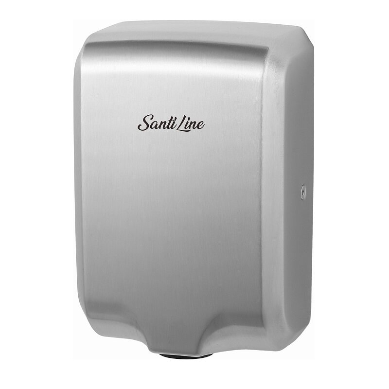 Изображение товара Высокоскоростная сушилка для рук SantiLine SL-8007 из нержавеющей стали