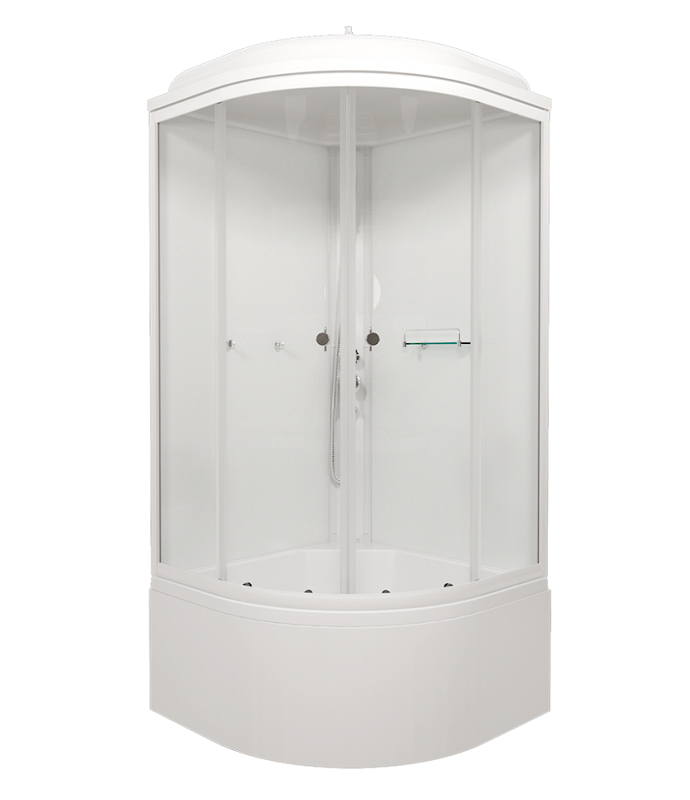 Изображение товара Душевая кабина Triton Ультра Щ0000061837 90x90 см с крышей и тропическим душем