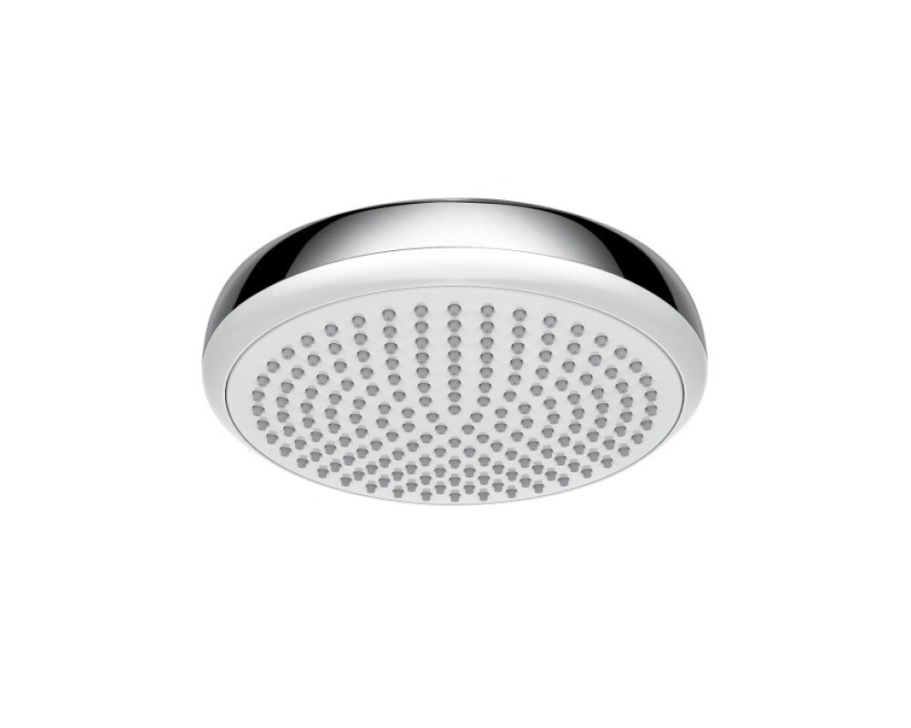 Изображение товара Верхний душ Hansgrohe Crometta 160 EcoSmart, 16х16 см, 1 тип струи, без держателя, белый/хром (26578400)