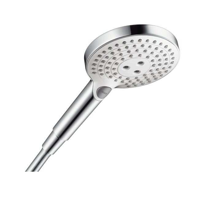 Изображение товара Ручной душ Hansgrohe Raindance Select 120 3jet EcoSmart 9 л/мин 26531400, цвет хром/белый