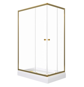 Изображение товара Душевой уголок Triton Вента Щ0000073919 120x80 стекло золото низкий поддон