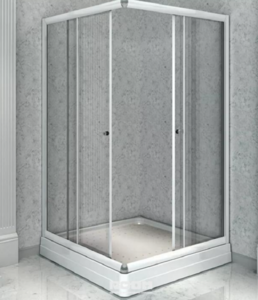 Изображение товара Душевой уголок Радомир Дрим 1-09-1-0-0-1230, 110 x 100 см, стекло прозрачное, профиль белый