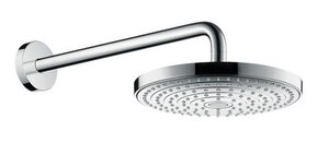 Изображение товара Верхний душ Hansgrohe Raindance Select ES, 24х24 см, 2 режима струи, с держателем 26470000, цвет хром