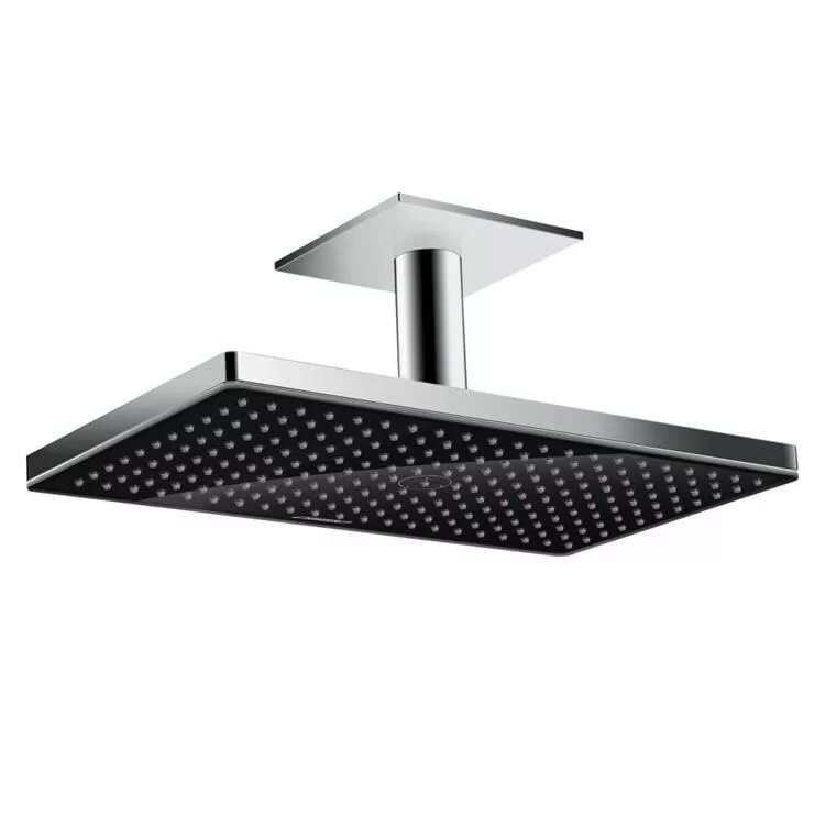 Изображение товара Верхний душ Hansgrohe Rainmaker Select, 460 x 270 мм, 1 режим струи, с держателем 24002600, черный/хром