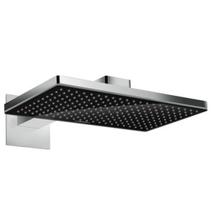 Изображение товара Верхний душ Hansgrohe Rainmaker Select 24003600, 460 x 270 мм, 1 режим струи, с держателем, черный/хром