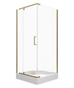 Изображение товара Душевой уголок Triton Терра Щ0000073931 90x90 см профиль золото
