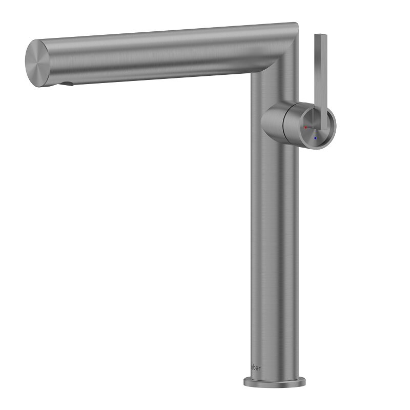 Изображение товара Смеситель для раковины Abber Perfekte 316 AF8A11BGG-L оружейная сталь брашированная