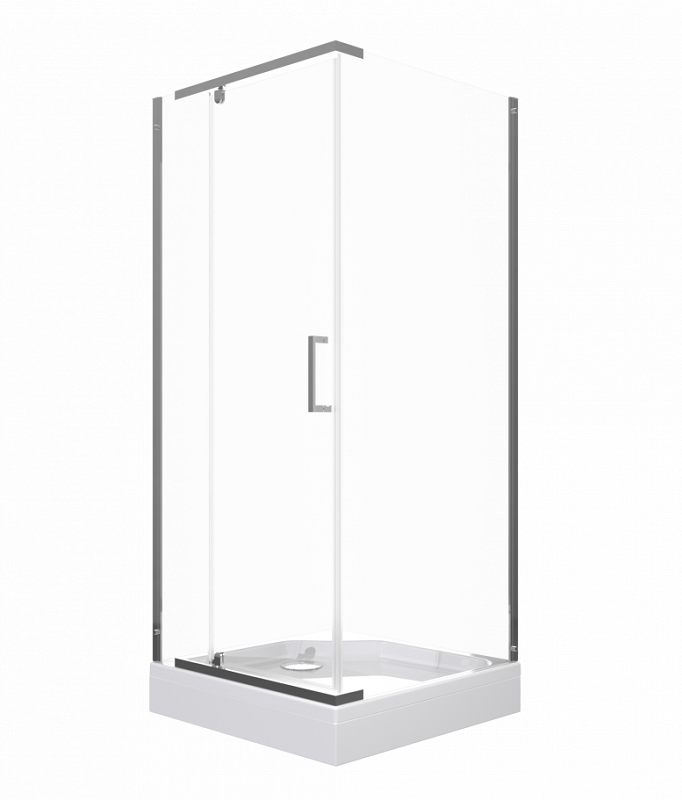 Изображение товара Душевой уголок Triton Терра 90x90 см с прозрачным стеклом и хромовым профилем