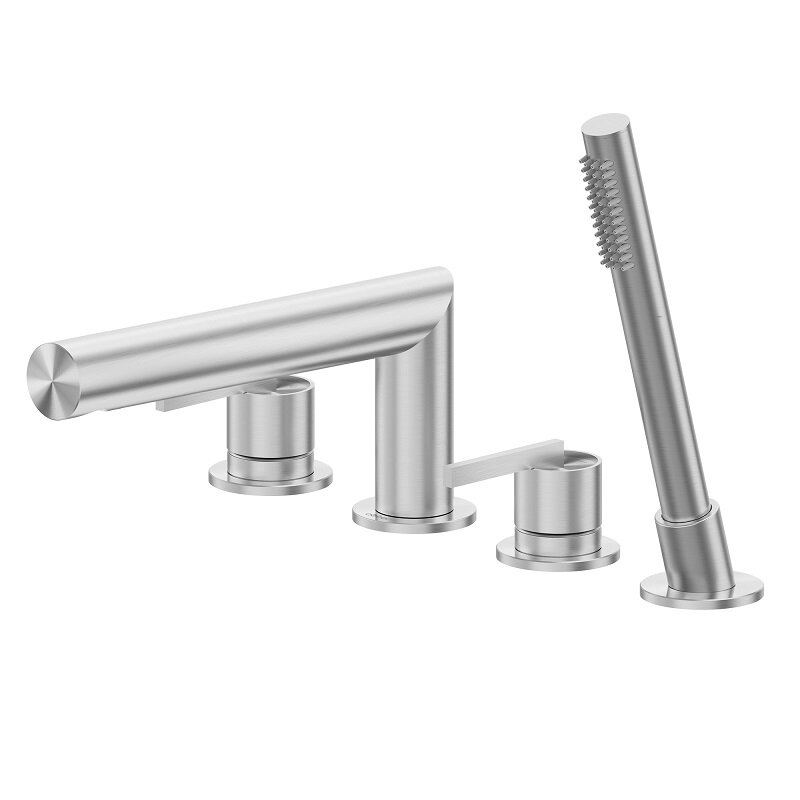 Изображение товара Смеситель на борт ванны Abber Perfekte 316 AF8A13BST, сталь брашированная