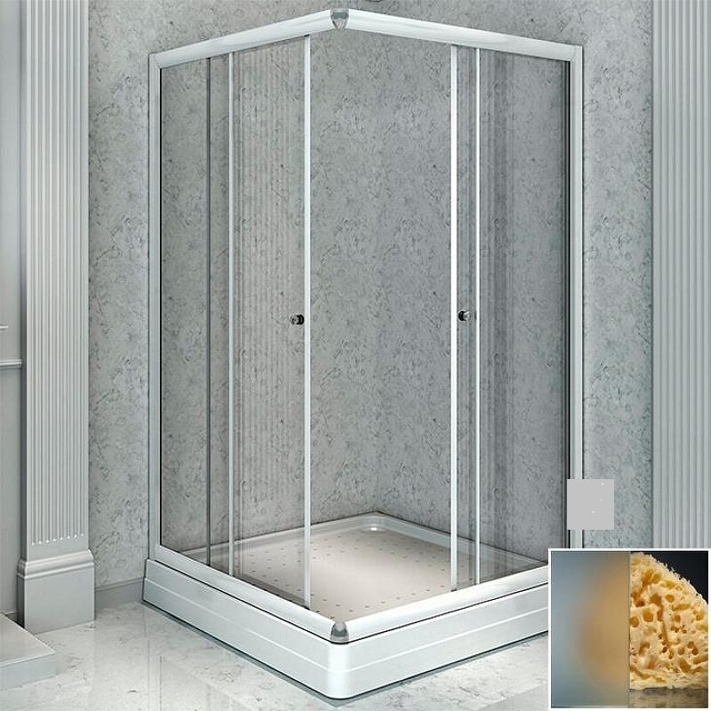 Изображение товара Душевой уголок Радомир Дрим 80x80 см матовое стекло белый профиль российский