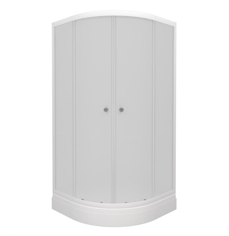 Изображение товара Душевой уголок Triton Ультра 80x80 см с матовым стеклом и низким поддоном