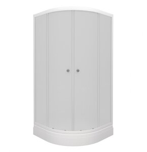 Изображение товара Душевой уголок Triton Стандарт 90x90 см с стеклом Вельвет и низким поддоном