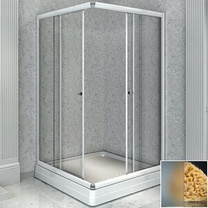 Изображение товара Душевой уголок Радомир Дрим 1-09-1-0-0-1181 90x90 см матовое стекло белый профиль