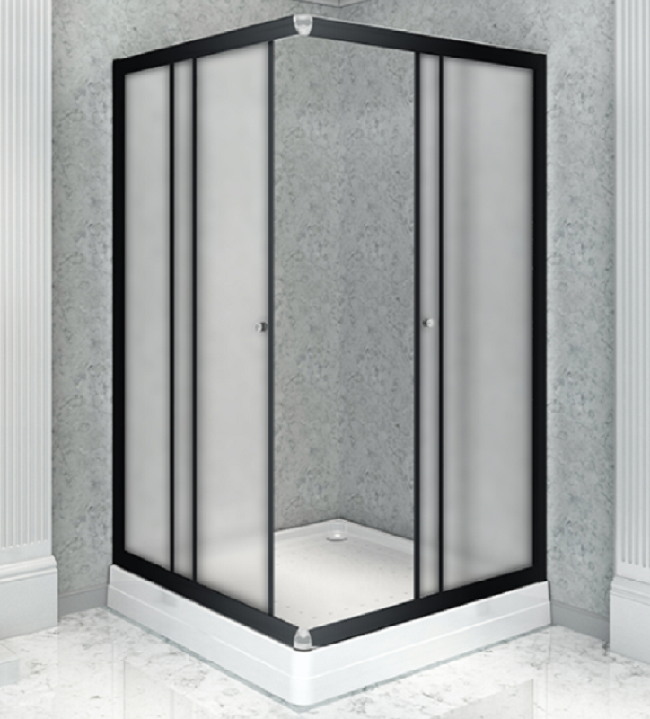 Изображение товара Душевой уголок Радомир Дрим 1-09-6-0-0-1181 90x90 матовое стекло черный профиль
