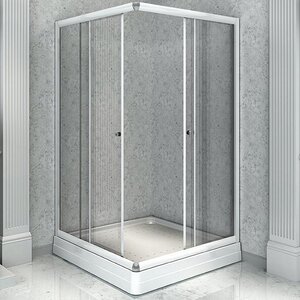 Изображение товара Душевой уголок Радомир Дрим 1-09-1-0-0-1210, 100 x 90 см, стекло прозрачное, профиль белый