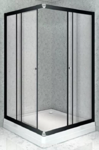 Изображение товара Душевой уголок Радомир Дрим 1-09-6-0-0-1210, 100 x 90 см, стекло прозрачное, профиль черный