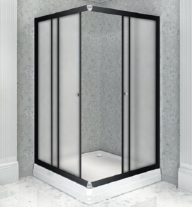 Изображение товара Душевой уголок Радомир Дрим 1-09-6-0-0-1221, 110 x 90 см, стекло матовое, профиль черный