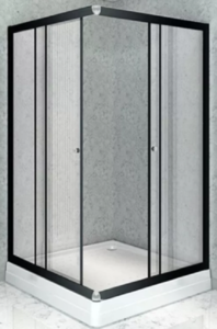 Изображение товара Душевой уголок Радомир Дрим 1-09-6-0-0-1220, 110 x 90 см, стекло прозрачное, профиль черный