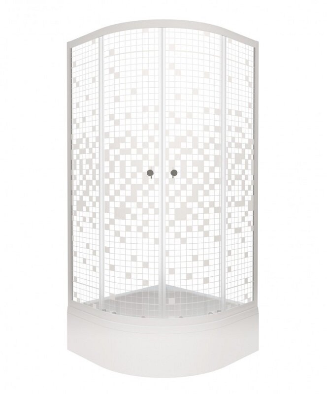 Изображение товара Душевой уголок Triton Стандарт Щ0000061809 90x90 см стекло прозрачное с рисунком