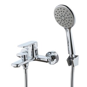 Изображение товара Смеситель Lemark Melior LMF-1022B-C для ванны и душа хром минимализм