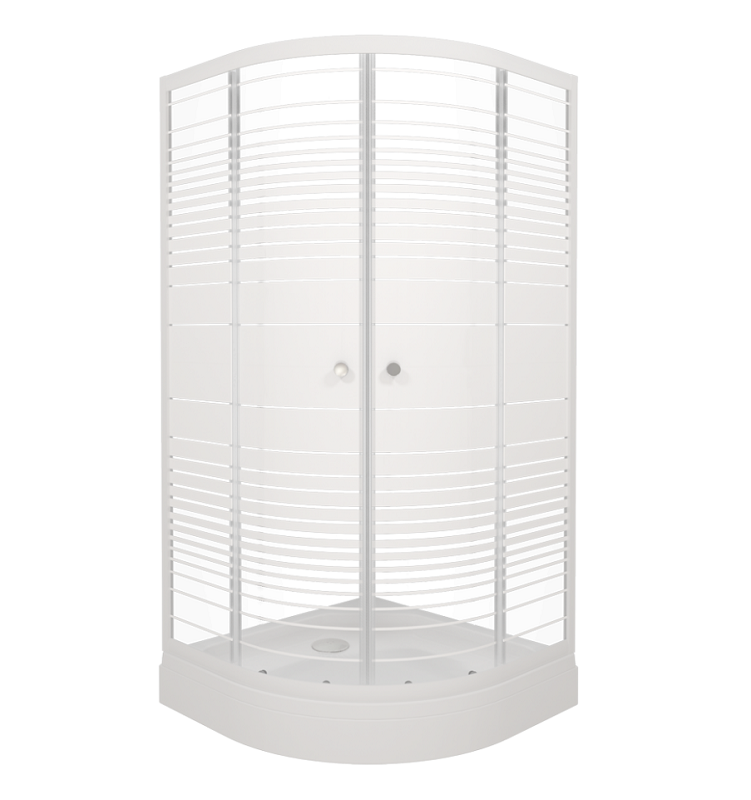 Изображение товара Душевой уголок Triton Стандарт Щ0000061793 100x100 см с низким поддоном и раздвижными дверями