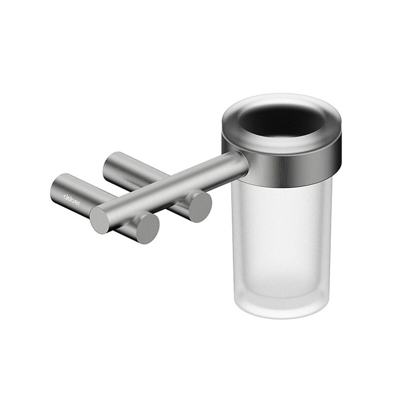 Изображение товара Стакан для зубных щеток Abber Osten 316 AA1860BST из нержавеющей стали