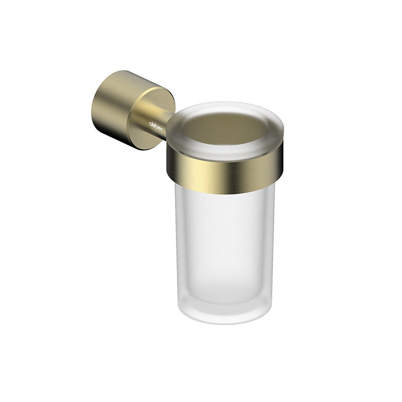 Изображение товара Стакан для зубных щеток Abber Osten 316 AA1861BG золото брашированное