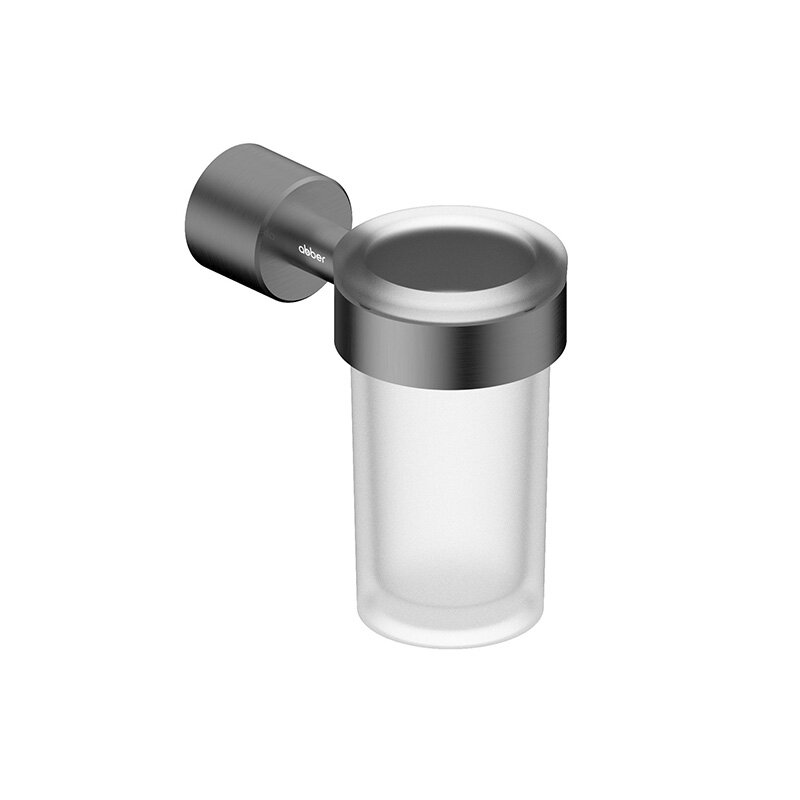Изображение товара Стакан для зубных щеток Abber Osten 316 AA1861BGG из нержавеющей стали с брашированной отделкой