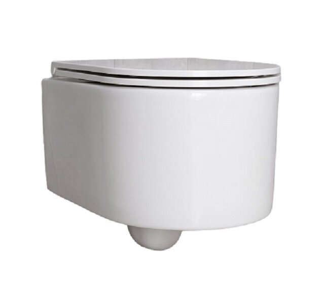 Изображение товара Подвесной унитаз Gid Concavo Tr2150 62233Y с сиденьем микролифт белый