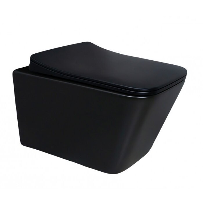 Изображение товара Подвесной унитаз Gid Cuadrado Tr2144Bm 62225Y безободковый антибактериальный