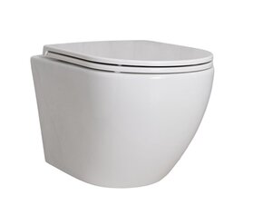 Изображение товара Подвесной унитаз Gid Convexo Tr2122 62234Y, безободковый, с сиденьем микролифт, белый 