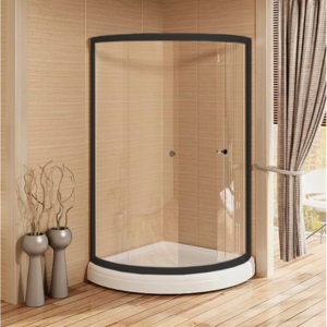 Изображение товара Душевой уголок Радомир Найт радиальный/Соул 1 1-09-6-0-0-0010, 90 х 90 см, стекло прозрачное, профиль черный