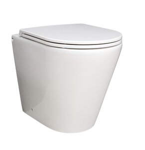 Изображение товара Приставной унитаз Gid Cortado TRS-263 62211Y, безободковый, с сиденьем микролифт, белый