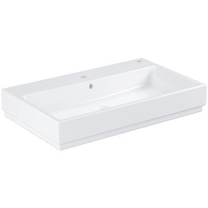 Изображение товара Раковина Grohe Cube Ceramic 3946900H, 80 см, подвесной, альпин-белый