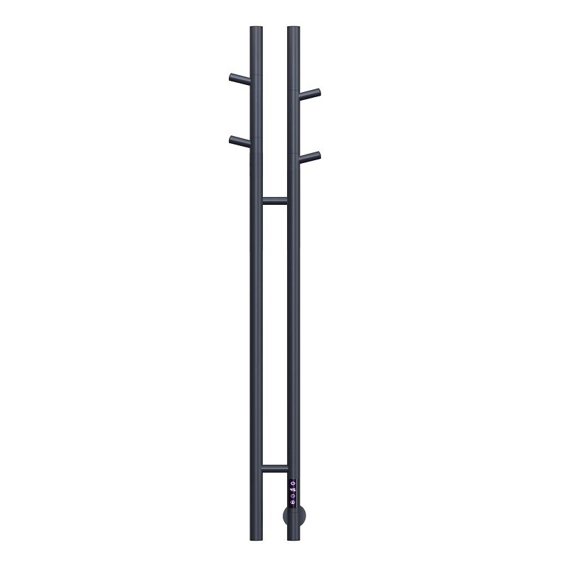 Изображение товара Электрический полотенцесушитель Vincea VTD-1D2GE 130 см графит сталь таймер