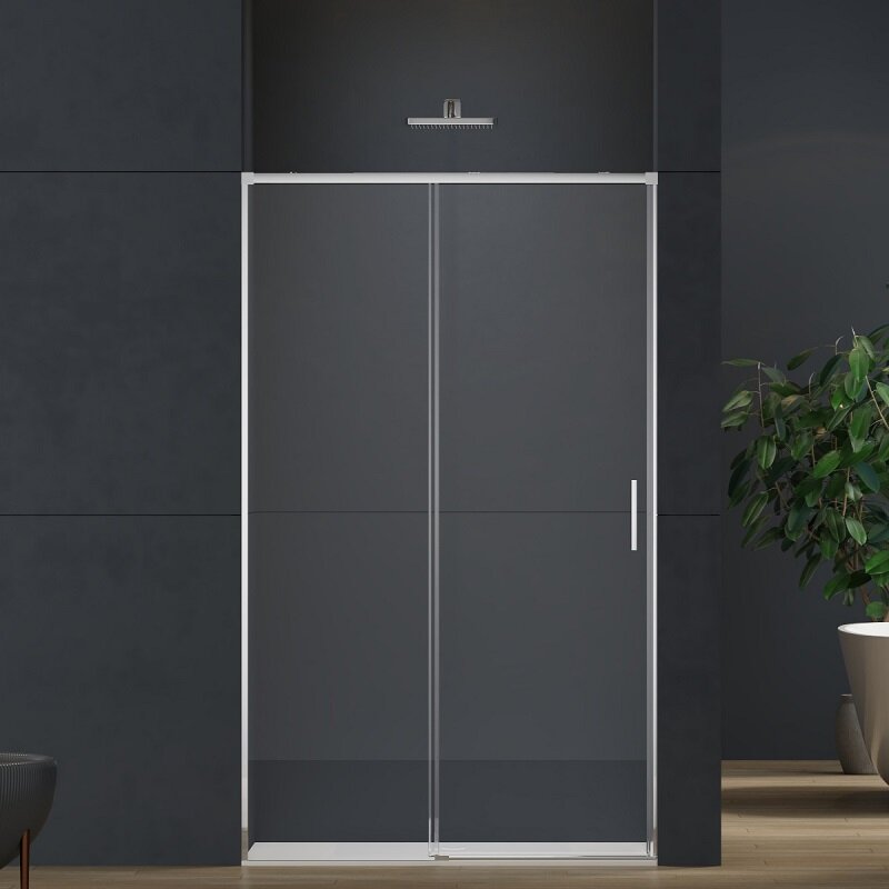 Изображение товара Душевая дверь Vincea Soft VDS-3SO2100CL раздвижная стекло хром 100 см