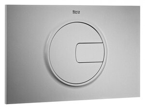 Изображение товара Кнопка смыва Roca PL4 Dual 890098002 матовый хром для унитаза и инсталляции