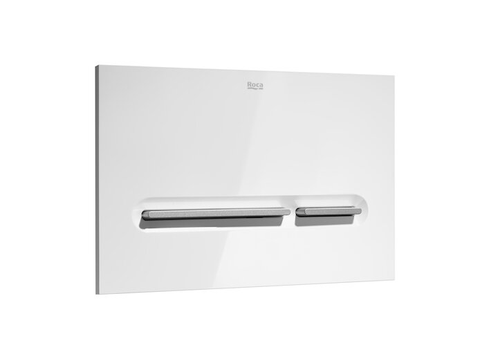 Изображение товара Кнопка смыва Roca PL5 Dual 890099005, Combi белая/матовый хром Изображение товара Кнопка смыва Roca PL5 Dual 890099005, Combi белая/матовый хром