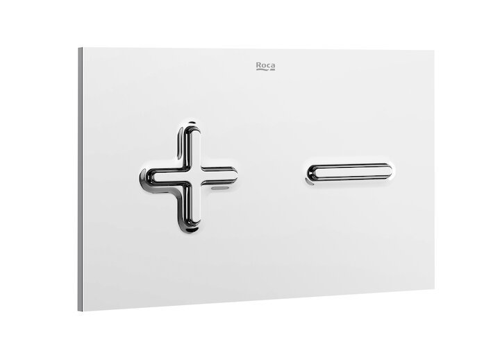 Изображение товара Кнопка смыва Roca PL6 Dual 890085001, глянцевый хром