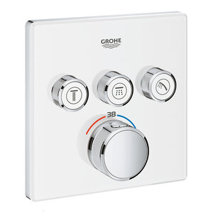 Изображение товара Смеситель для душа Grohe Grohtherm SmartControl, 29157LS0, термостатический, внешняя часть, белая луна