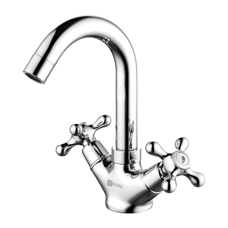 Изображение товара Смеситель для раковины Lemark Standard LM2107C хром двухвентильный