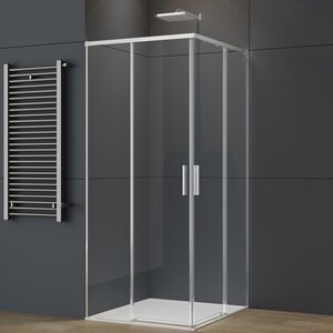 Изображение товара Душевой уголок Vincea Soft VSS-3SO2900CL, 90 x 90 см, квадратный, дверь раздвижная, стекло прозрачное, профиль хром