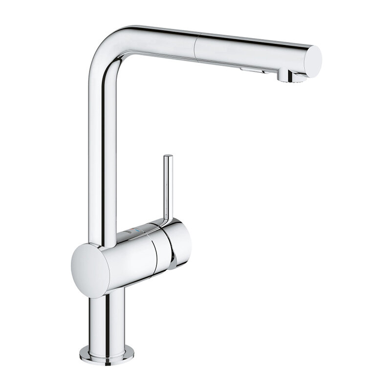 Изображение товара Смеситель для кухонной мойки Grohe Minta с вытяжным изливом хром